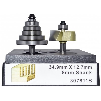 Фреза четвертная c набором подшипников (нижн. подш.)  Z=2   D=39.4  I=12.7,  L=56,  S=8